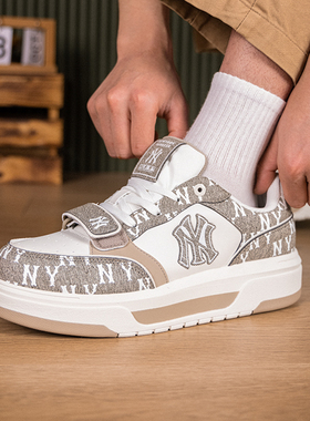 MLB厚底休闲鞋男鞋女鞋正品2026春季新款轻便板鞋运动鞋3ASXM026N