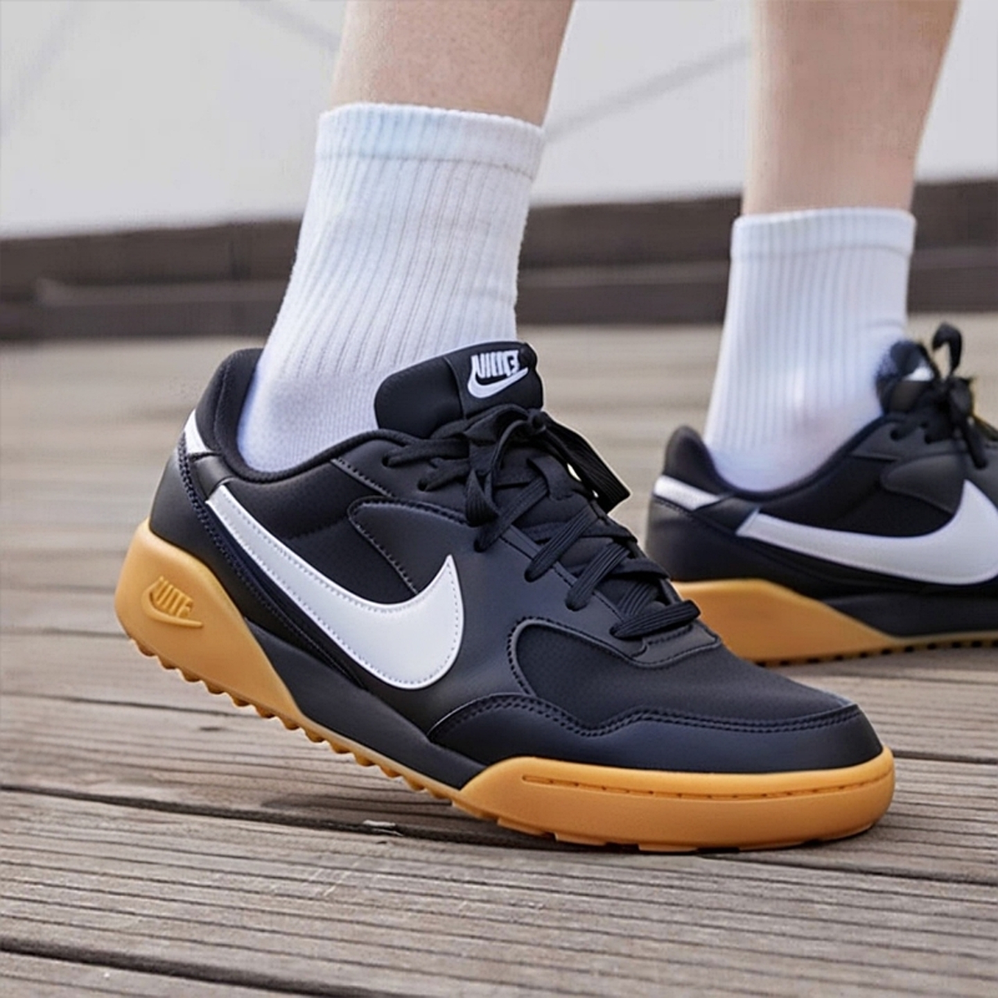 NIKE耐克休闲鞋官方正品男鞋2025冬季新款官网旗舰黑色男子运动鞋