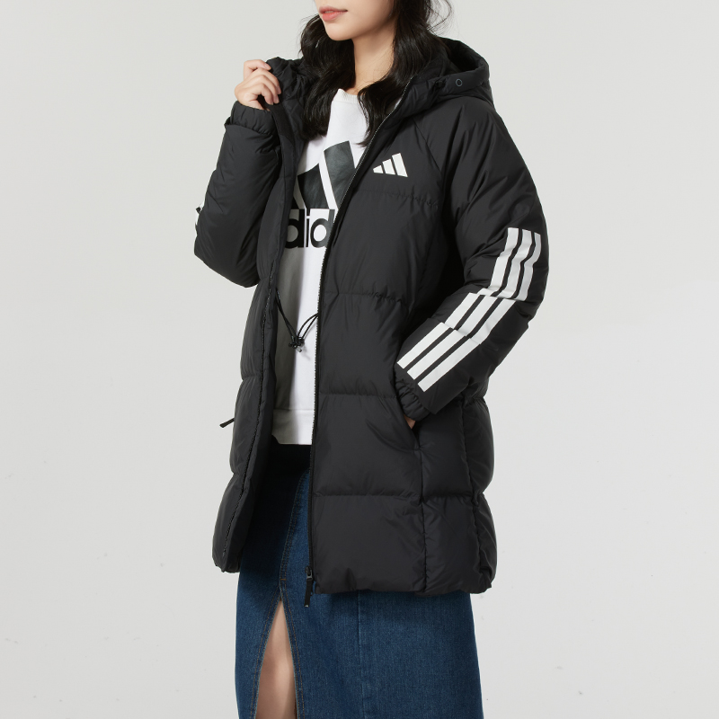 adidas阿迪达斯羽绒服女装厚外套25冬季新款运动服保暖上衣JG3855