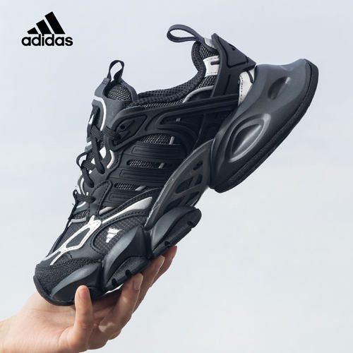 Adidas男鞋女鞋2026秋季新款轻机甲轻便休闲跑步鞋IH0070