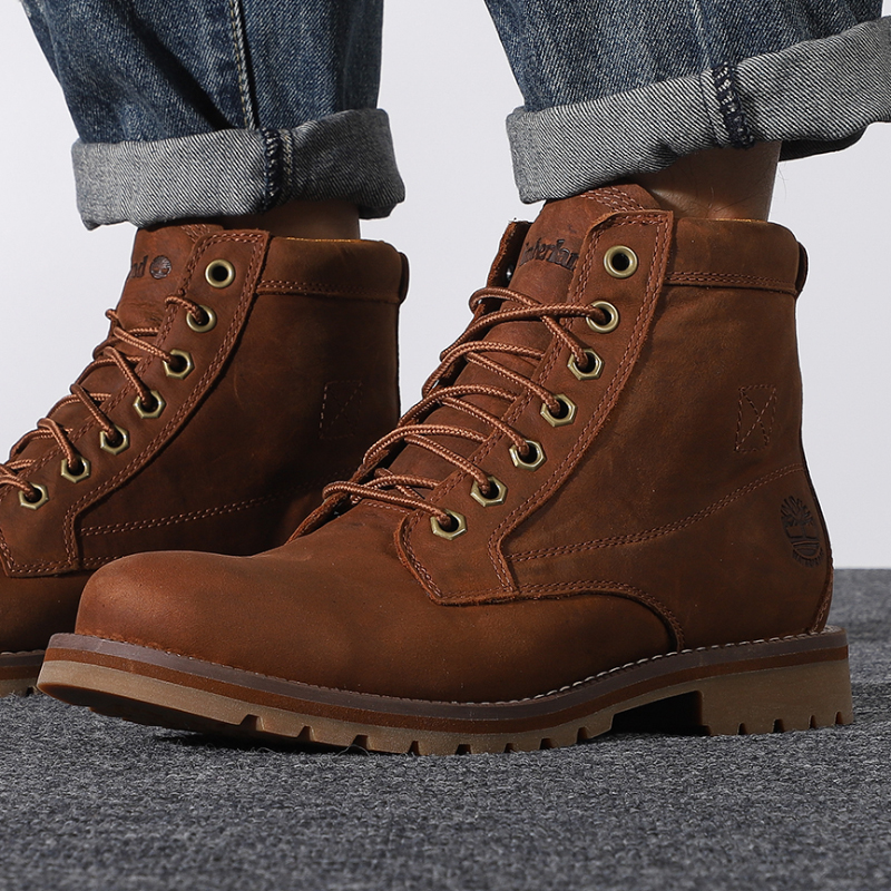 Timberland添柏岚男鞋休闲鞋秋冬户外徒步登山靴耐磨美式踢不烂