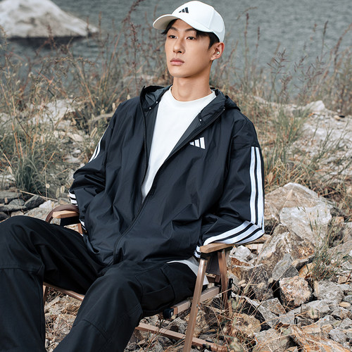 Adidas阿迪达斯男款运动夹克运动外套连帽外套IM7848