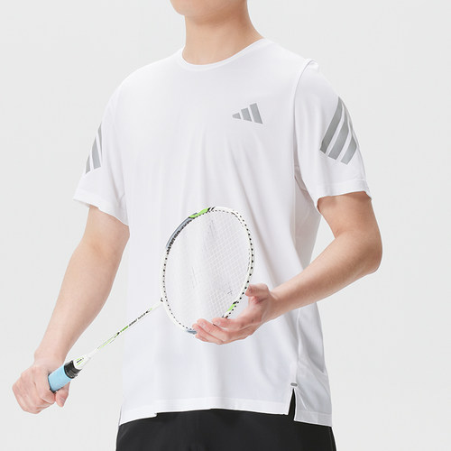 adidas阿迪达斯短袖男装2026春夏新款运动服健身服跑步T恤JZ7695