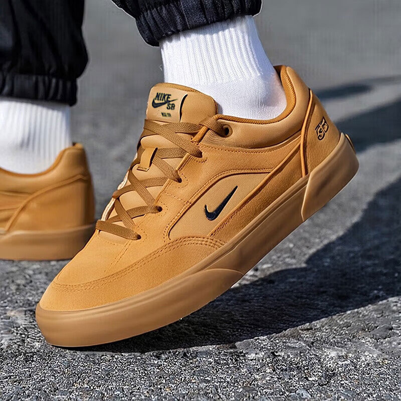 NIKE耐克复古板鞋男鞋黄色休闲鞋2025新款低帮轻便运动鞋子HF3066