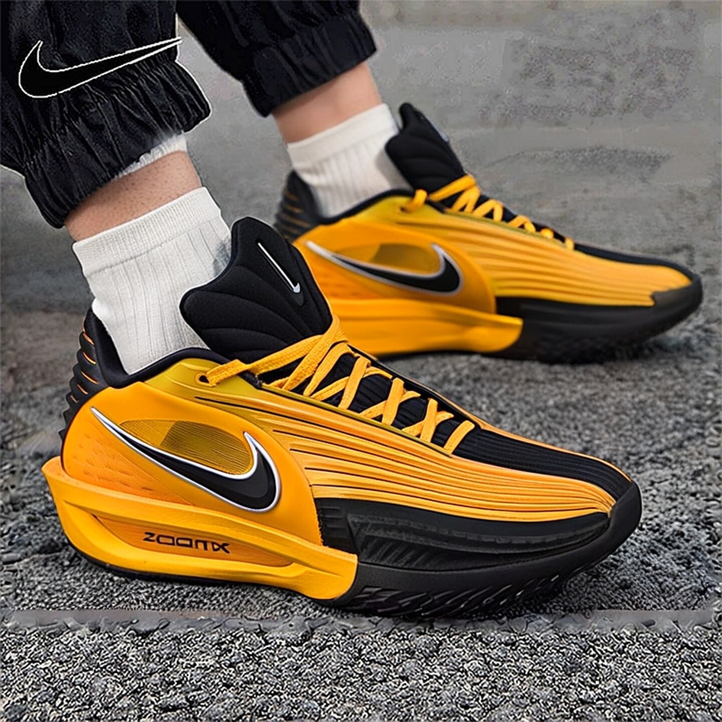 NIKE耐克男鞋黄色篮球鞋休闲鞋26新款健身训练运动鞋IM3369-007