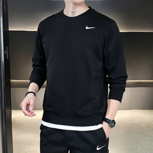 NIKE耐克圆领卫衣男装秋季新款休闲长袖上衣运动服套头衫潮IB8825