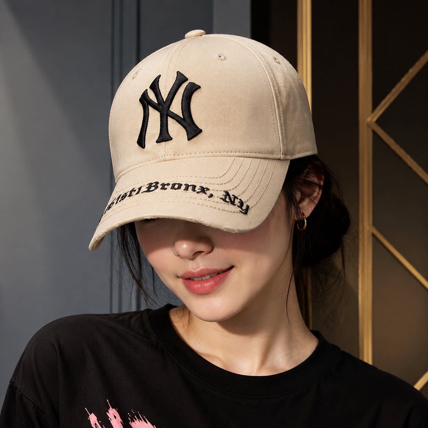 MLB休闲帽2026秋季款运动生活系列情侣款户外遮阳刺绣棒球帽子图片