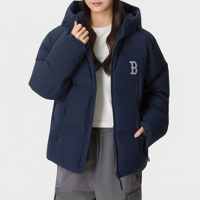 MLB秋冬保暖羽绒服男女装厚外套2026新款户外棉羽运动服3ADJV2366