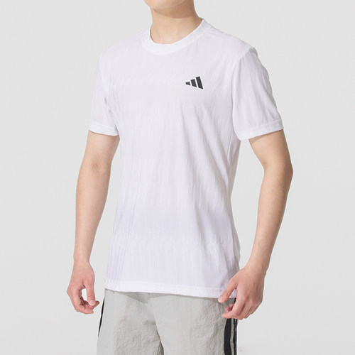 adidas阿迪达斯男装短袖T恤夏季新款透气休闲运动服JF4386