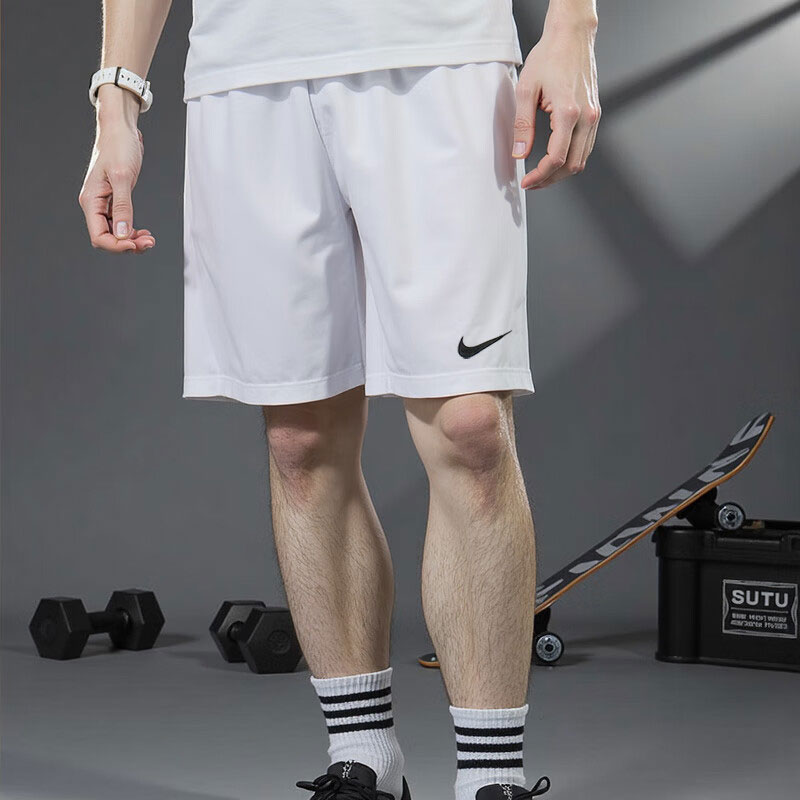 耐克NIKE短裤男款2026秋季新款白色透气舒适跑步健身针织运动裤图片