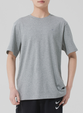 NIKE耐克短袖T恤男25冬季新款灰色透气运动服宽松半袖DV9832-097