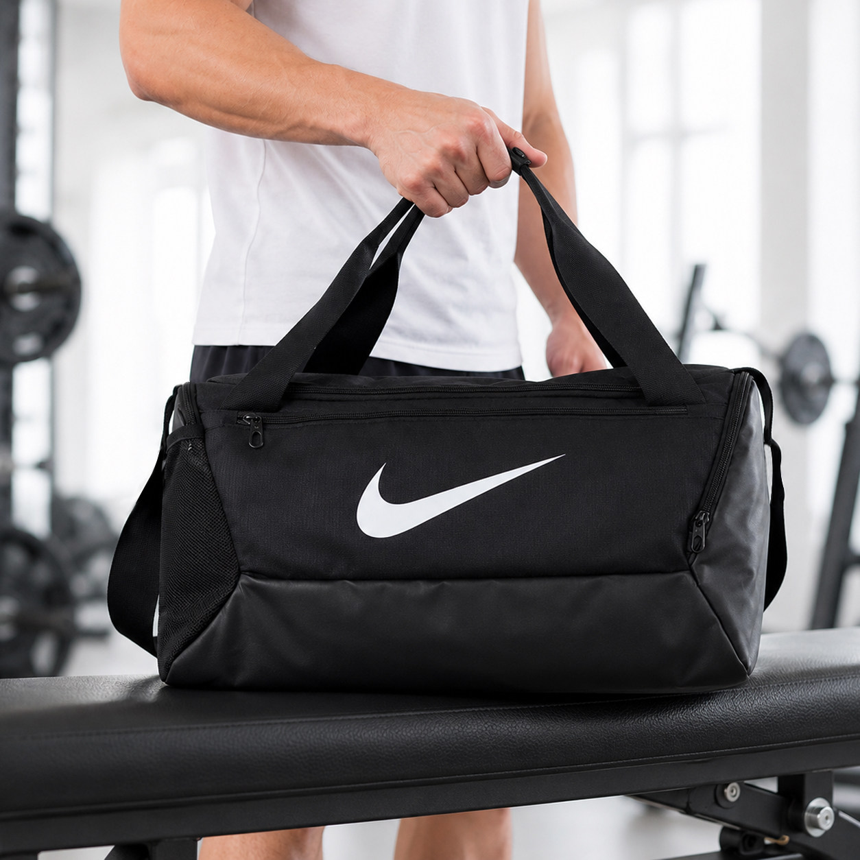 Nike耐克健身包男包2026新款运动单肩包斜跨包旅行开学大容量背包