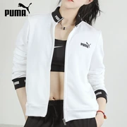 Áo khoác nữ PUMA Hummer Nữ 2019 Thu mới Trắng đứng cổ áo Áo len cổ lọ Áo thể thao 844037 - Áo khoác thể thao / áo khoác