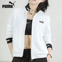 Áo khoác nữ PUMA Hummer Nữ 2019 Thu mới Trắng đứng cổ áo Áo len cổ lọ Áo thể thao 844037 - Áo khoác thể thao / áo khoác áo khoác thể thao 