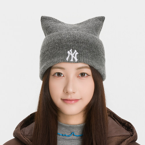 MLB毛线帽冬季儿童休闲套头帽子保暖户外骑行男女休闲帽7ABNB0566