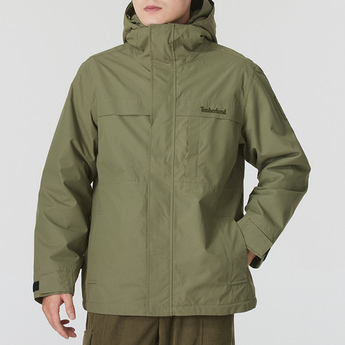添柏岚（Timberland）男装外套25冬季抓绒内胆三合一夹克防风户外
