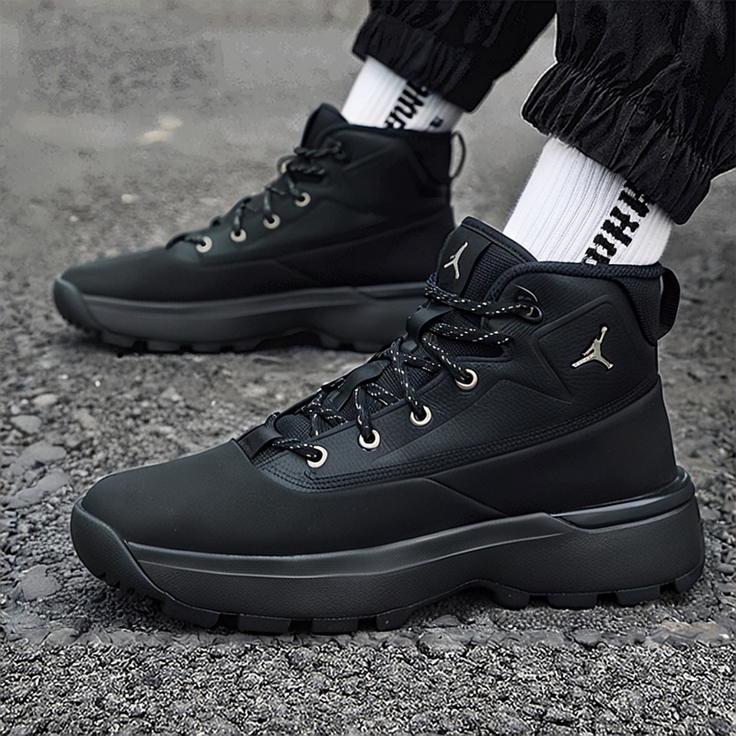 NIKE耐克男鞋高帮篮球鞋2025冬季新款JORDAN 运动鞋训练鞋HV4580