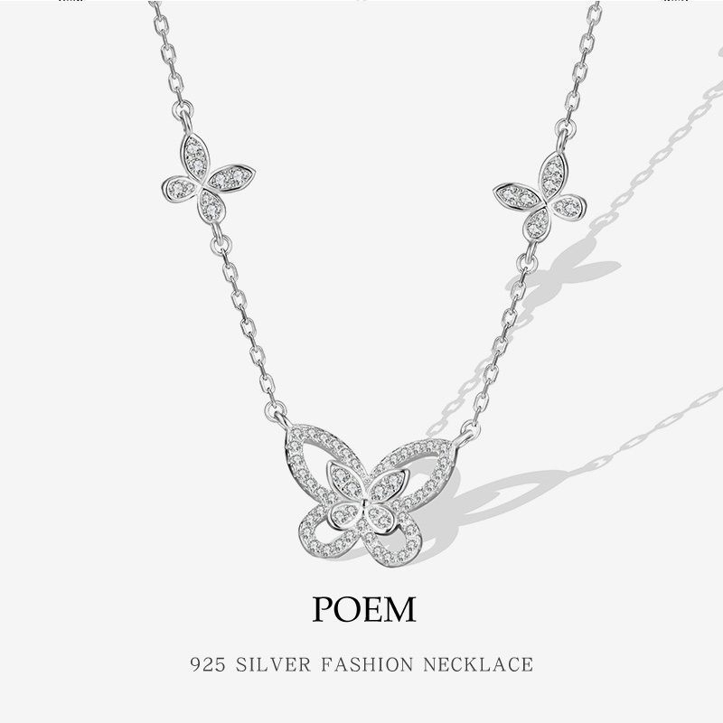 POEM纯银S925项链女个性潮流