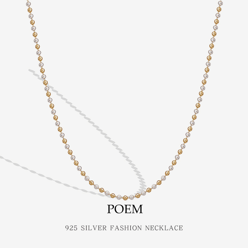POEM纯银项链女高级感小众设计