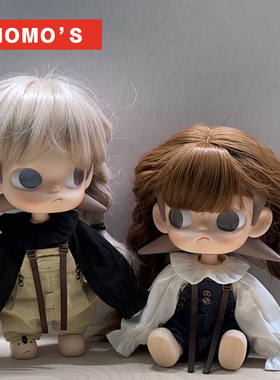 MOMOS嘎子姐zsiga人偶衬衫背带牛仔裤娃衣潮玩娃衣拉布布娃衣