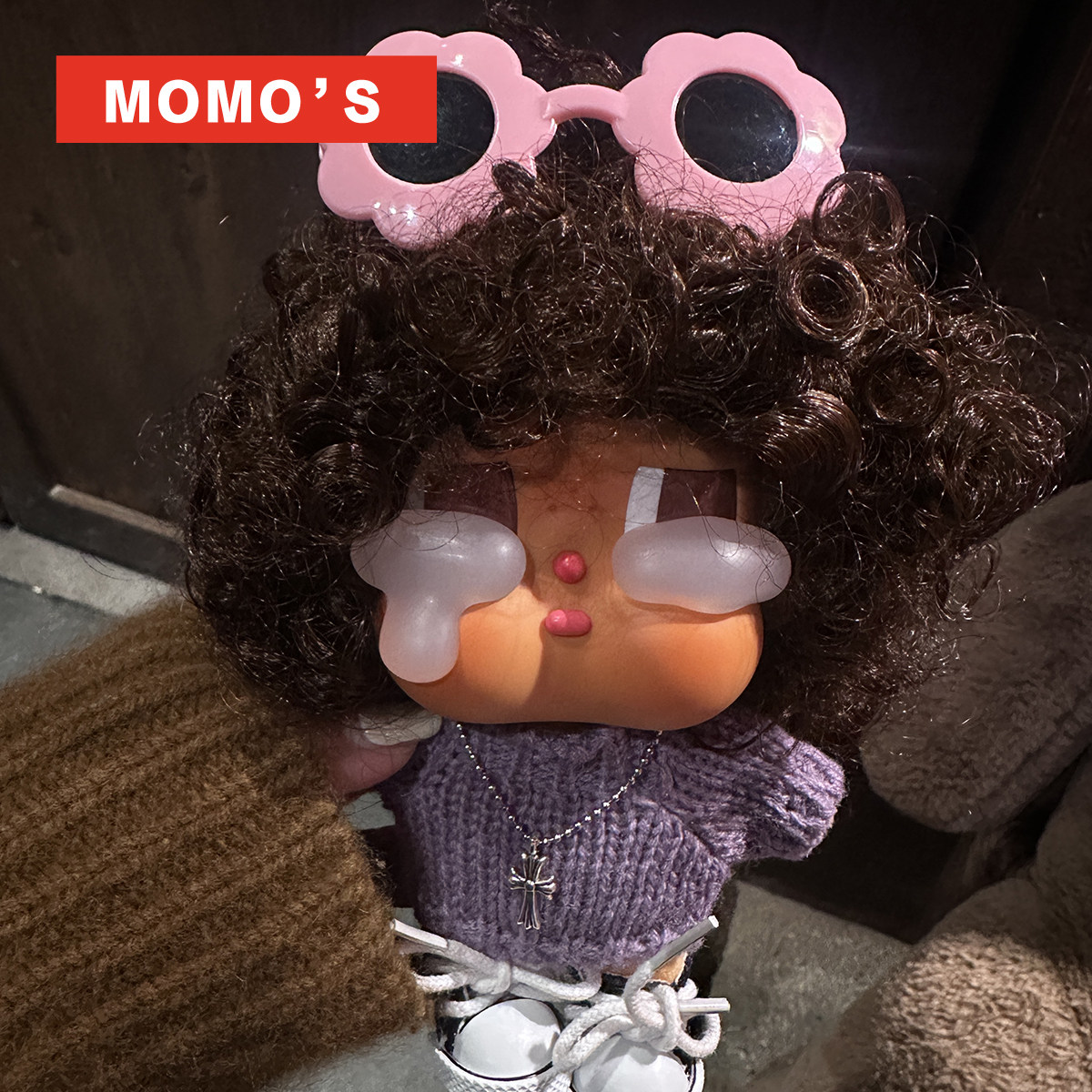 MOMOS可爱哭娃毛衣衣服crybaby鞋子套装配饰娃衣潮玩娃衣,模玩/动漫/周边/娃圈三坑/桌游,潮玩娃衣,淘宝优惠券,粉丝福利购,淘宝优惠卷