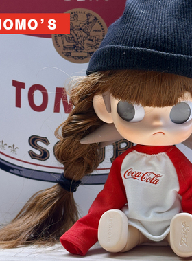 拉布布MOMOS泡泡玛特四代娃衣zsiga嘎子姐公仔玩具红白卫衣