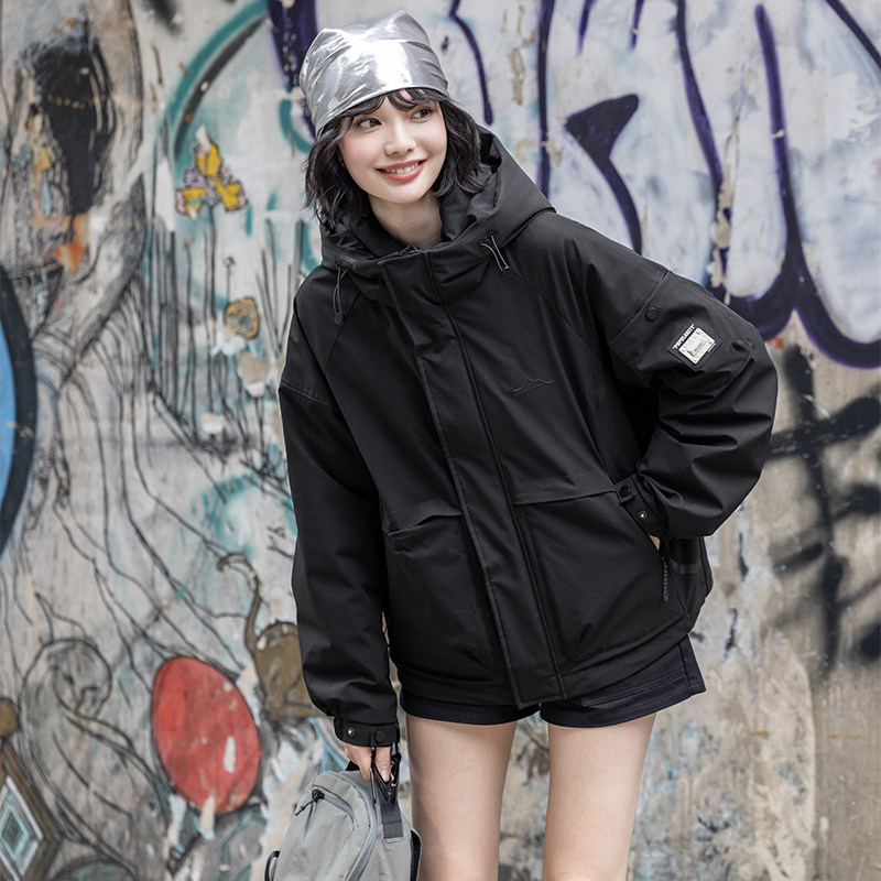 2025秋冬防水防风连帽羽绒服