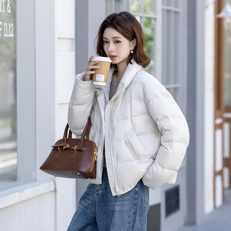 某鸭同款2025新款女士羽绒服秋冬小个子休闲百搭短款立领保暖外套,女装/女士精品,羽绒服,淘宝优惠券,粉丝福利购,淘宝优惠卷