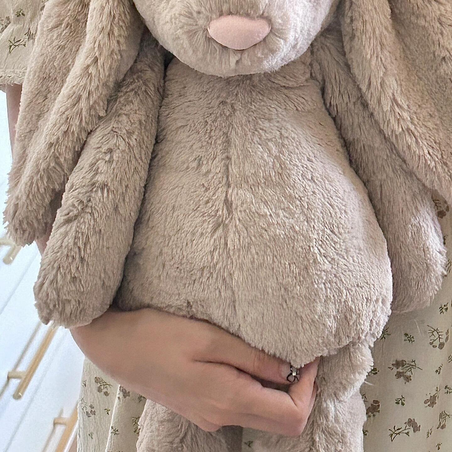花布害羞棉尾邦妮兔柔软毛绒玩具安抚玩偶公仔可爱送女生礼物