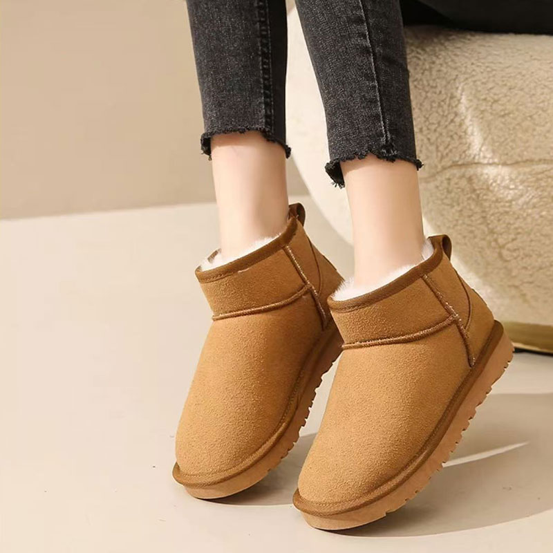 冬季新款羊皮毛一体加厚雪地靴