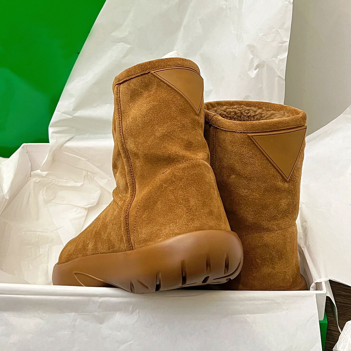 桑坡雪地靴皮毛一体女款