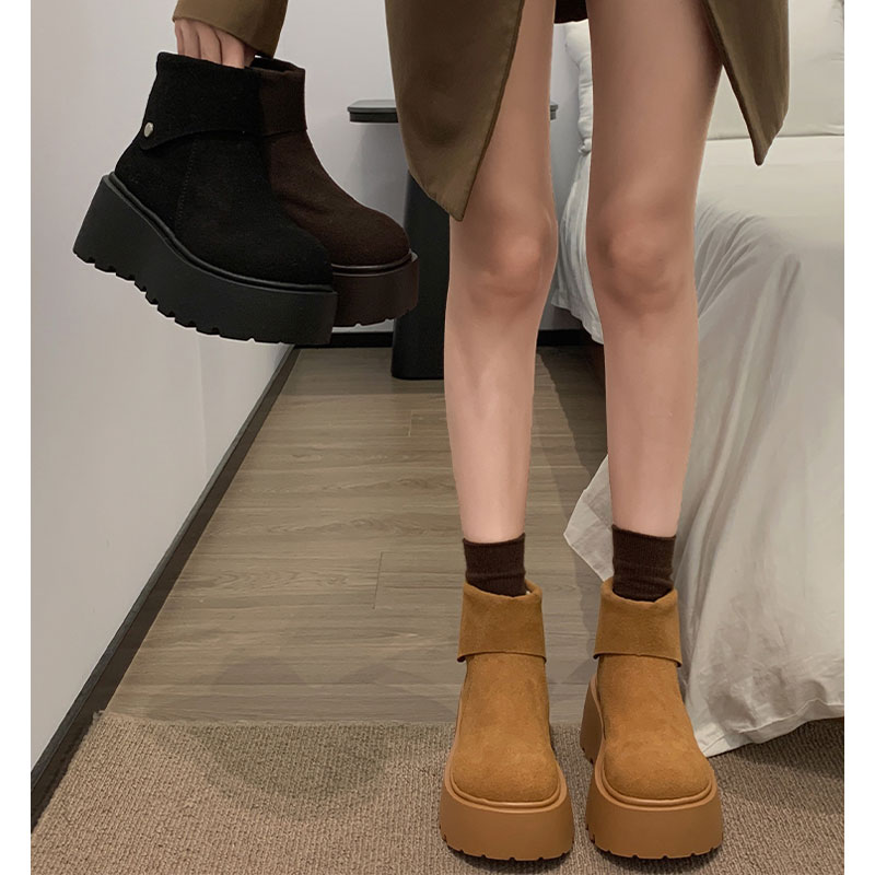 羊皮毛一体雪地靴女冬季新款棉鞋