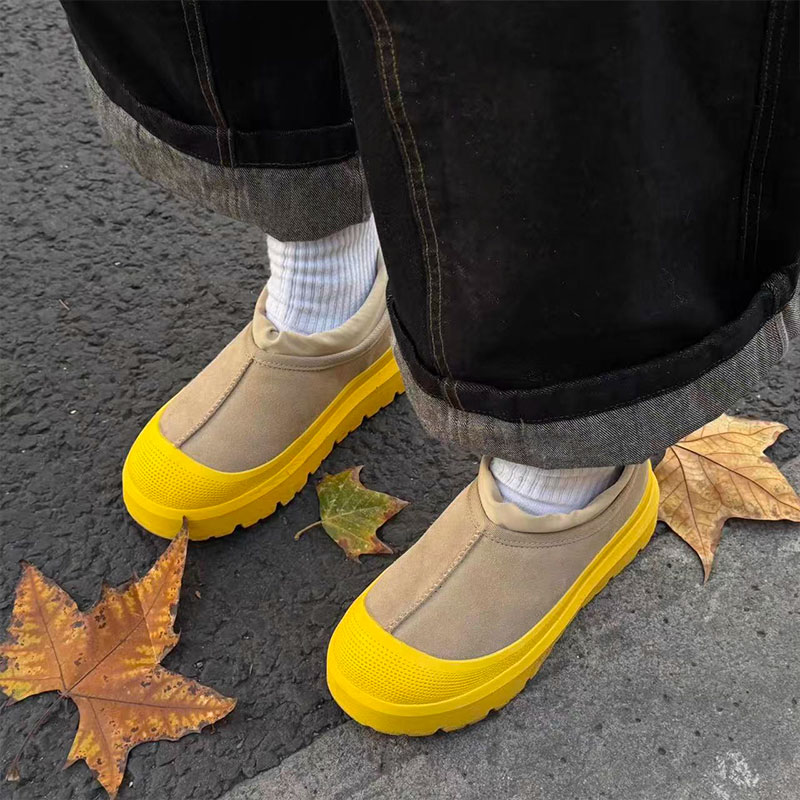 冬季羊皮毛一体保暖防滑雪地靴