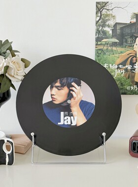 周杰伦JAY黑胶唱片复古海报装饰