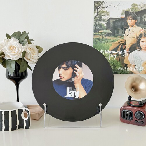 周杰伦JAY黑胶唱片复古海报装饰