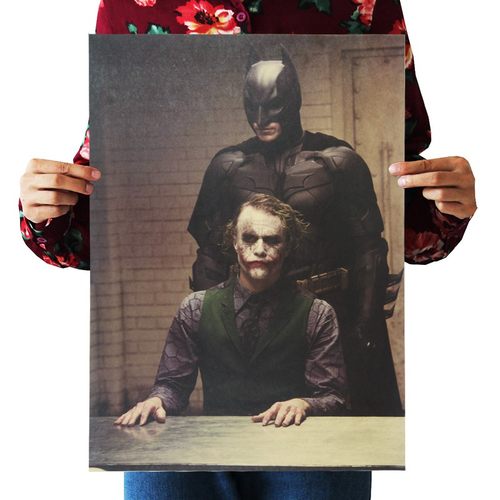 心形经典电影牛皮纸装饰画挂画