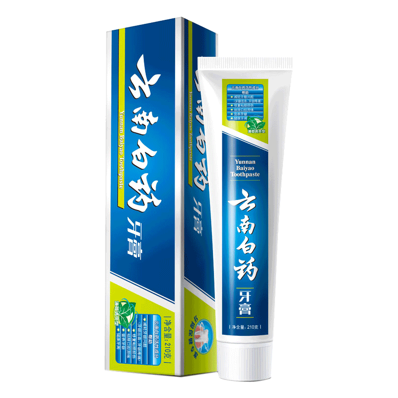 云南白药牙膏清新口气