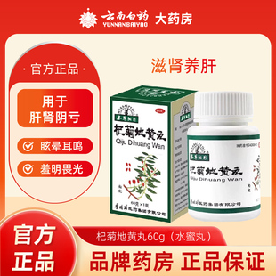 李时珍本草纲目杞菊地黄丸 60g腰膝酸痛肾虚耳鸣体虚乏力
