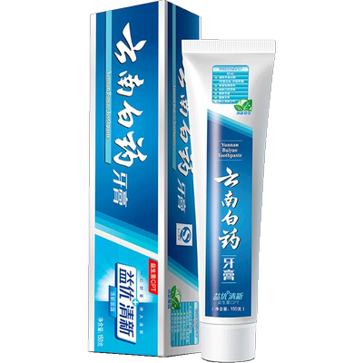 云南白药牙膏清新晨露150g益生菌清新口气清洁口腔护牙龈官方正品