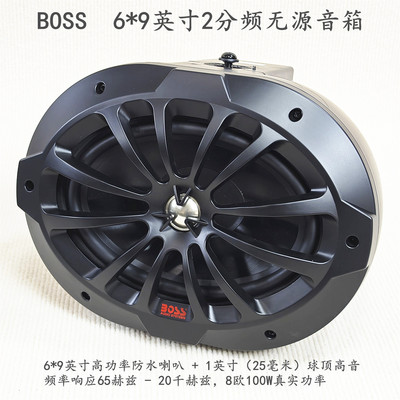 BOSS6*9英寸2分频无源音箱球顶高