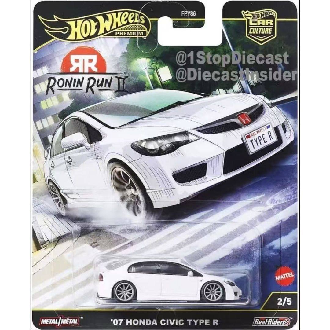 thumbnail for Hot Wheels Fpy86 Honda Racer Fast Run Alloy Car Model with Metal Base and Rubber Tires