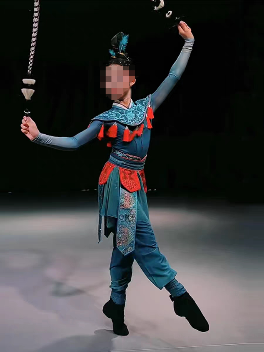群青满庭芳2026古典舞服装戏曲服