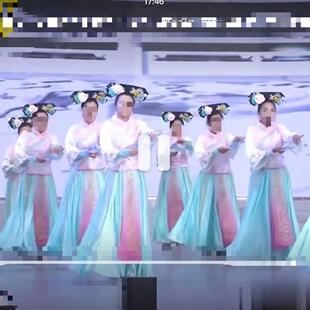 中老年社团舞台服装格格服清宫戏装满族群舞演出服定制套装满族