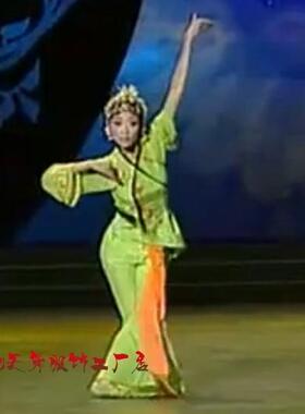 春闺梦花旦头饰演出服古典舞蹈服装民族舞服秧歌扇子舞儿童艺考级