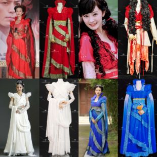 出租定制款仙剑奇侠传三同款古装夕瑶雪见龙葵飘逸仙女长裙配头饰