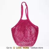 Портативные сетевые сумки для покупок сетки для фруктовых овощных мытье