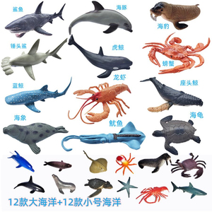 仿真海洋生物套装动物模型