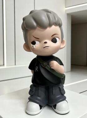 二代万物生长系列情愫男孩摆件客厅玄关电视柜家居装饰品
