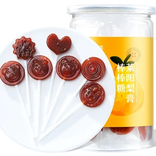 杞里香莱阳梨膏棒棒糖90g瓶装农家果酱棒棒糖膏莱阳慈梨