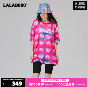 宇宙水果满印短袖 WSDT18 T恤女 可爱时尚 元 新品 LBCA LALABOBO春季